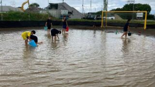 千葉豪雨を越えた中学生サッカー「U13館山フェスティバル」3日間