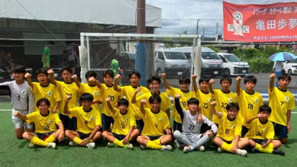 中学生サッカー「U15東海遠征」5日間で11チームと対戦